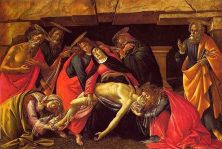 Haga click para ver la imagen ampliada llanto por la muerte de cristo con san jeronimo san pablo y san pedro hacia 1490.jpg